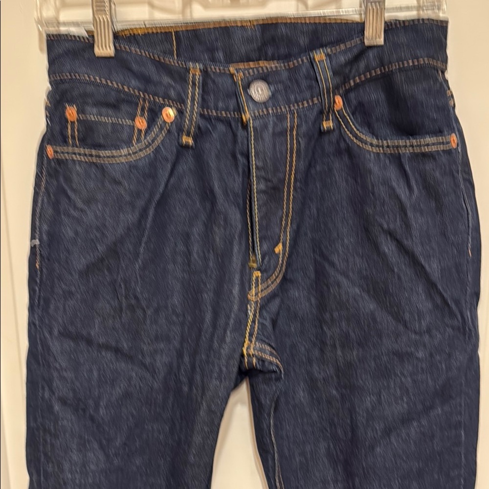 Levi's Blue Straight Jeans with Classic Design